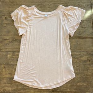 Womens flutter sleeve tee